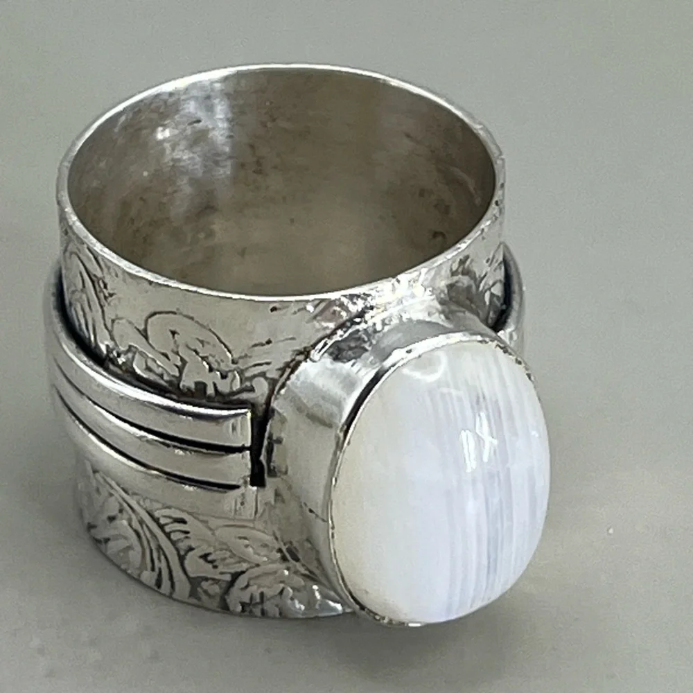 Sterling Silver Moonstone Ring